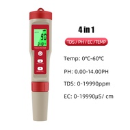 TDS PH EC TEMP Meter 4 in 1 PH / TDS / EC / Temperature PH Meters Water Quality Meter