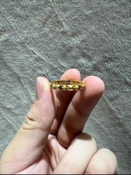 Chrome Hearts 克羅心925純銀 金色齒輪戒指 gold gear ring - 香港發貨