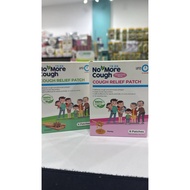 NO MORE COUGH COUGH RELIEF PATCH 6 PATCHES