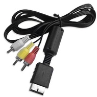 Audio Video AV Cable for PS2 PS3 Games Console 1.8m RCA to HDTV DVD Players Cord Sony Playstation