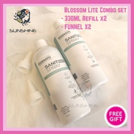 [SUNSHINE] COMBO SET - Blossom Sanitizer REFILL BOTTLE 330ML X2 Alcohol Free / 330ML REFILL 无酒精消毒液