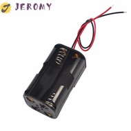 JEROMY 4 x AA Battery Back Holder Case With Wire Leads 4 * AA Batteries 6V Back To Back Case Box Bat