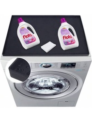 1入組洗衣機和烘乾機頂部的防護矽膠墊是防水，防滑，可水洗，可放在洗衣機中乾燥