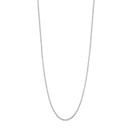 Dây chuyền bạc PNJSilver dây đan kiểu chữ cong 0000K000021