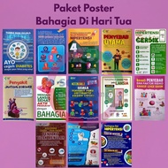 Happy Poster Package in the Old Day | Elderly Health Poster | 13 Elderly Health Posters