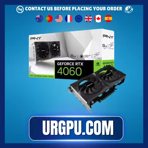 2024 USED GeForce RTX 4060 8GB Gaming VERTO Graphic Card GDDR6 Nvidia RTX4060 GPU Video Cards 8Pin 1