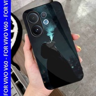 HP For VIVO V60 Softcase Glass Aesthetic Motif - Casing Latesthp [M380] Casing Vv - Cool Aesthetic M