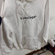 巴黎世家 Logo落肩連帽衛衣