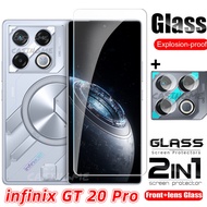 infinix GT 20 Pro 2024 Film 2 in 1 Screen Protector Full Cover Tempered Glass For infinixGT20Pro inf