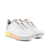 ECCO Women's Golf Shoes Genuine Leather Waterproof BOA Knob Comfortable Outdoor Sports Shoes for Cas