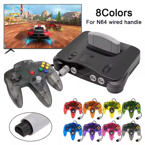 NEW Wired Gamepad for N64 Console Controller for N64 Classic Joystick for Retro Game Console Control