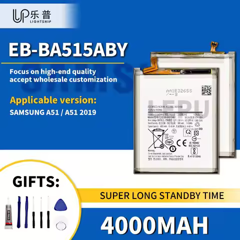 Phone Repair Batteries 4000mAh EB-BA515ABY Original Battery for SAMSUNG A51 with Free Tool SAMSUNG A