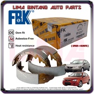 Proton Gen2 , Persona Old 1.3 Rear Brake Drum Shoe , Brake Lining Shoes FBK *Original*