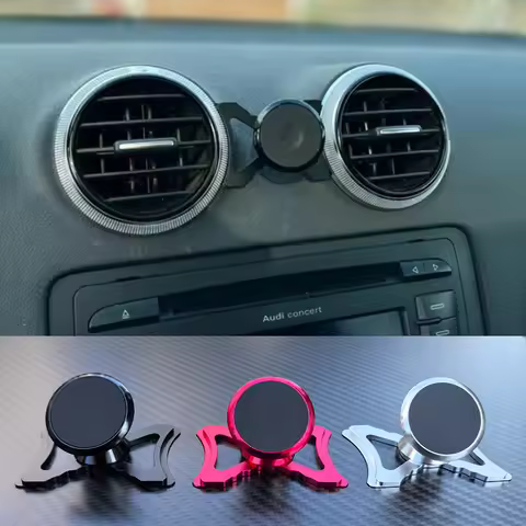 For Audi A3 S3 RS3 8P Sportback Car Phone Magnetic Holder Car Outlet Clip 360 Degree Adjust Mount Mo