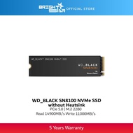 WD BLACK SN8100 NVMe Gen5 SSD without Heatsink - 1TB / 2TB / 4TB