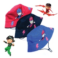 Lightning BoboiBoy Hats / BoboiBoy Hats Boys / Children's bucket Hats / BoboiBoy Screen Printing Children's Hats