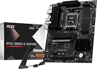 MSI PRO B850-S WIFI6E Motherboard, ATX - Supports AMD Ryzen 9000/8000 / 7000 Processors, AM5 - DDR5 