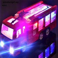 [asiutong2] Electric Fire Truck Kids Toy With Lights Sounds Fire Engine Toy For Children [SG]