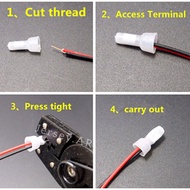 (10pcs/50pcs) Penyambung penutup wayar Cable elektrik