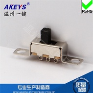 10pcs SS-12F48 (1P2T) 3-Pin 2-Position Vertical Toggle Sliding Switch With Various Heights Fixed She