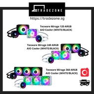 [TradeZone] Mirage 120, 240 &amp; 360 ARGB AIO Cooler (WHITE/BLACK) - Tecware