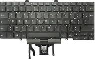 AZERTY Keyboard for Dell Latitude 3400 5400 5401 5410 5410 5411 7400 7410 Series Backlit with French
