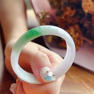 春帶彩翡翠手鐲 | 13圍 | 天然緬甸玉A貨翡翠 | 送禮