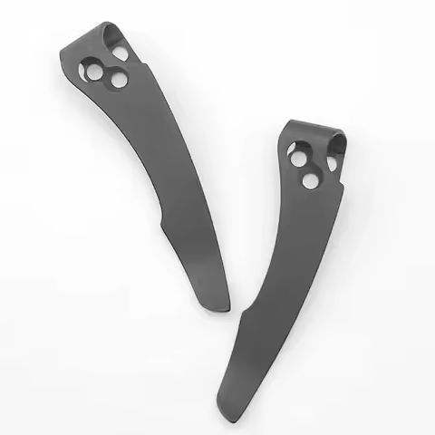 1 PC Titanium Alloy Folding Knife Pocke Clip Waist Clip Deep Carry Back Clip for Cold Steel Recon1 K