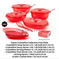 Crystalline Set Green Tupperware / Classy Crystalline Tupperware +