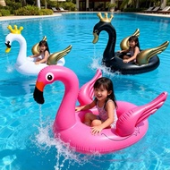 Water seat boat swimming ring children's little swan-shaped ring cute swimming flamingo has wings sw