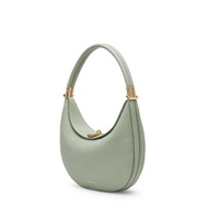 Songmont  Luxury Womens Semi-circular Handbag with Moon Design - Cowhide Leather Shoulder Bag