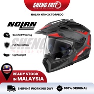 NOLAN N70-2X Torpedo Full Face Helmet Motor Visor Topi Keledar Keselamatan Full Face Original Superb