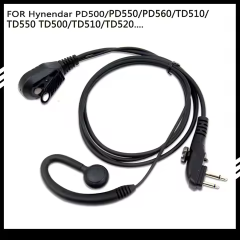 XIERDE Earphone for Hytera PD502 PD505 PD506 PD508 PD562 PD565 PD566 PD568 PD402 PD405 PD406 PD408 P