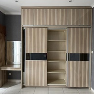 WARDROBE LEMARI PAKAIAN BAJU FURNITURE CUSTOM MURAH BEKAS