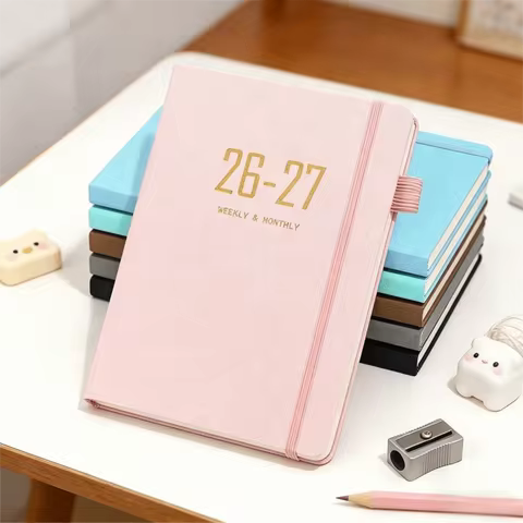 with Strap 2027 A5 Planner Notebook Daily Planning A5 Size Hardcover Journal Notebook Journal Writin
