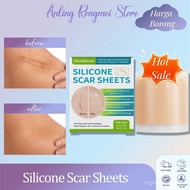 【Wholesale Price】WEST&MONTH Silicone Scar Sheets 1roll Silicone Scar Tape Surgical Scars Cover Repai