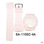 leather strap Aksesori ✶CASIO G-SHOCK BABY-G BAND AND BEZEL BA110 BA111 BA112 BA120 BA130 100% ORIGI