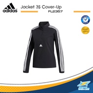 Adidas เสื้อ เจ๊คเก็ต เสื้อผ้าผู้หญิง อดิดาส Training Women Jacket 3-Stripes Cover-Up FL2357   (2000)