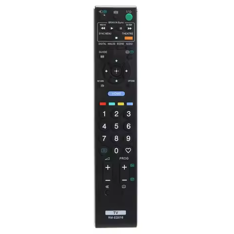 Remote Control Universal Television Remote Control Replacement Battery-powered Black for Sony RM-ED0