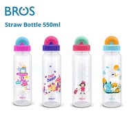 Bros Crystal Straw Bottle 550ml