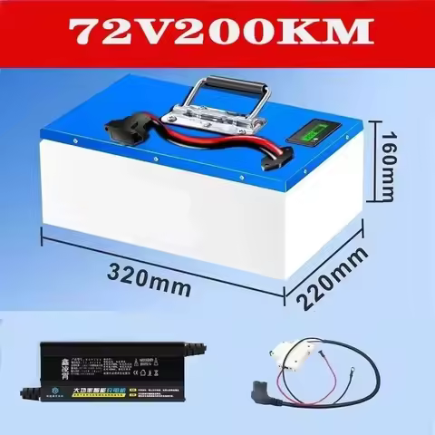Triple lithium battery 72V, super large capacity 200km, lithium battery, electric motorcycle, tricyc