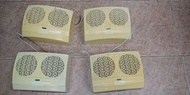 WS-817 雙指向同軸雙音路喇叭 (4Ω輸出)二手良品，售價一對500元6.5吋全音域喇叭×24歐姆喇叭承受功率45W網路參考資訊如下將兩個喇叭單體裝置於同一音箱，以增加聲壓效果。喇叭箱為ABS 材
