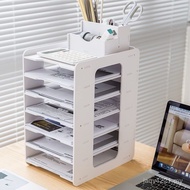 Data Office Storage Storage Box Desktop Layered Storage Box Rack Multi-Layer Office Supplies Classif