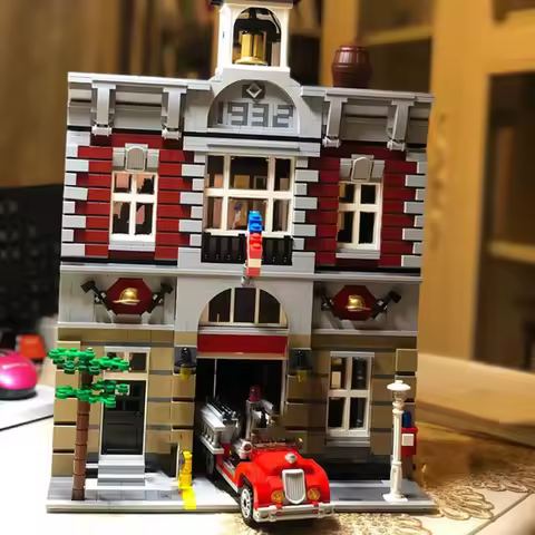 84004 Fire Brigade Education Tool is Compatible With 15004 10197 ChildrenModel Blocks Christmas Toys