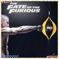 LETTER Boxing Punching Bag, Inflatable PU Boxing Speed Bag,  Hanging Type Pneumatic Cylinder with Ho