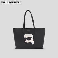 KARL LAGERFELD - K/IKONIK GRAINY LEATHER LARGE TOTE  235W3074 / กระเป๋าถือ