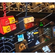 Boeing 737 Airbus sound emulator pilot keychain