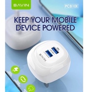Bavin Universal Fast Charging 2.4A Dual USB Charger PC-810