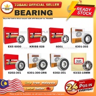 EX5/ KRISS/ 6000/REDIAL BALL/ 628/ 6001/ 6301-202/ 6202-301/ 6301-300/ 6302-301/ 63/22-15MM 2RS YAGU