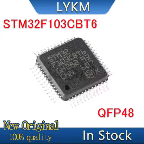 (5piece) New STM32F103CBT6 ARM microcontroller chip 32-bit COTREXM3 LQFP48 In Stock